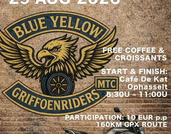 MTC De Griffoenriders organsieren een motorit voor het goede doel