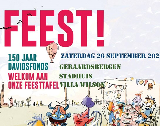 Feestelijke afsluiting jubileumjaar: 150 jaar Davidsfonds Geraardsbergen