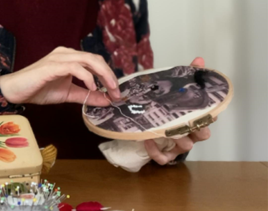 Workshop - borduren op foto