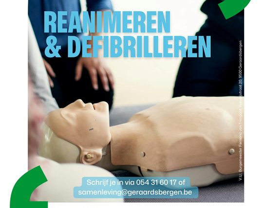 Gratis opleiding reanimeren en defibrilleren
